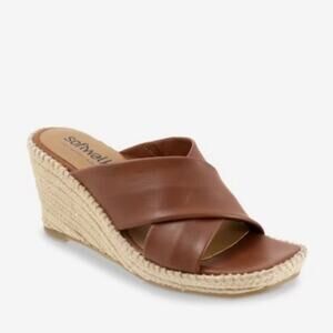 Softwalk Hastings Espadrille Wedge Sandal sz 12M